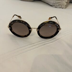 Mui Mui round sunglasses